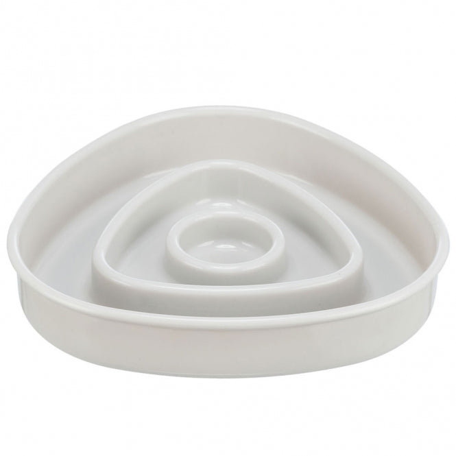 Trixie Slow Feeding Anti-Schling-Napf – Kunststoffnapf für Hunde & Katzen