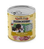 6x Classic Dog Fleischtopf Pute 800 g – Saftiges Hundenassfutter im Vorteils-Pack