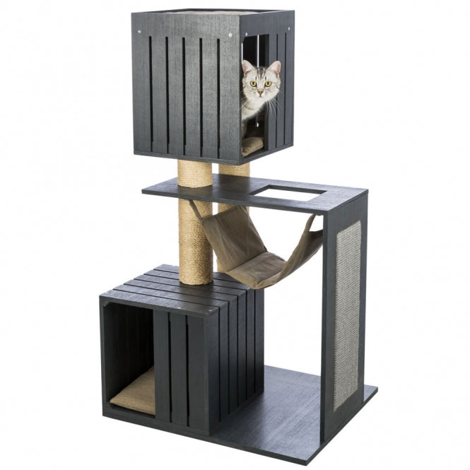 Trixie BE NORDIC Kratzbaum Freia – Stilechter Katzenkratzbaum im maritimen Design