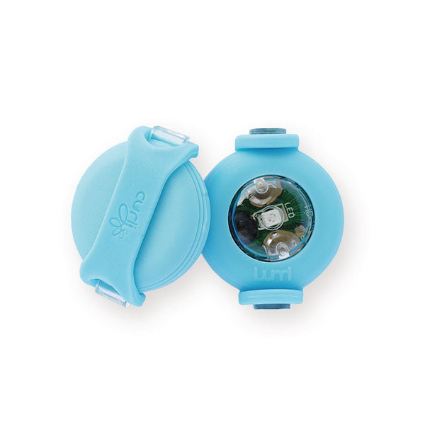 Curli Luumi LED Sicherheitslicht Cyan für Hundegeschirr und Halsband