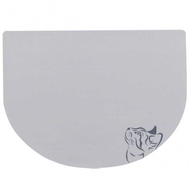 Trixie Napfunterlage Katze (40 × 30 cm) – Rutschfeste Futtermatte (Farbe sortiert)