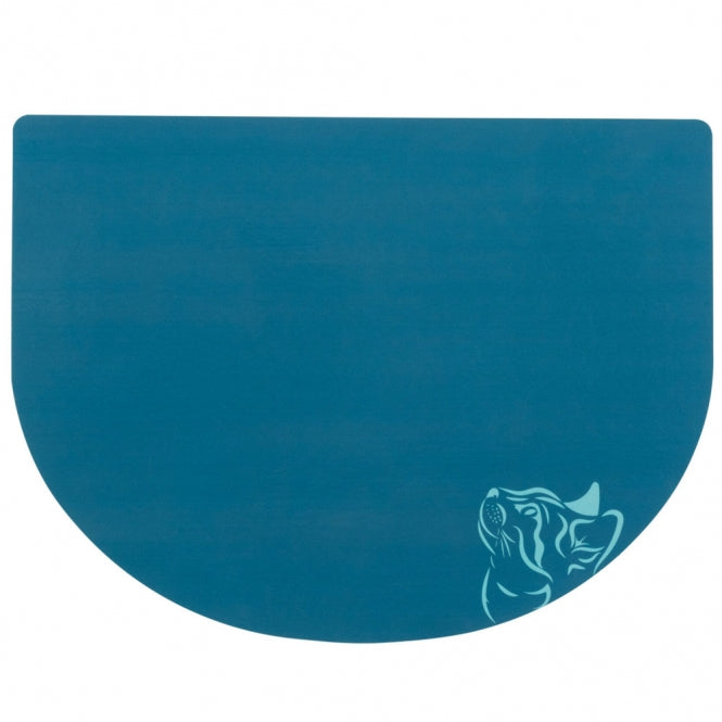 Rutschfeste Trixie Napfunterlage für Katzen in den Maßen 40 x 30 cm als Schutz für den Futterplatz.