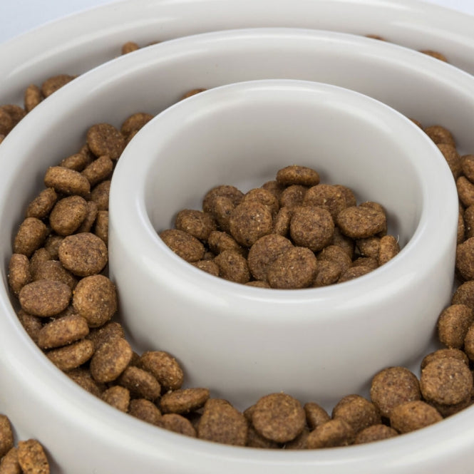 Trixie Slow Feeding Anti-Schling-Napf (0,45 l) – Kunststoffnapf für Hunde & Katzen
