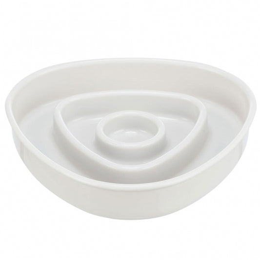 Trixie Slow Feeding Anti-Schling-Napf – Kunststoffnapf für Hunde & Katzen