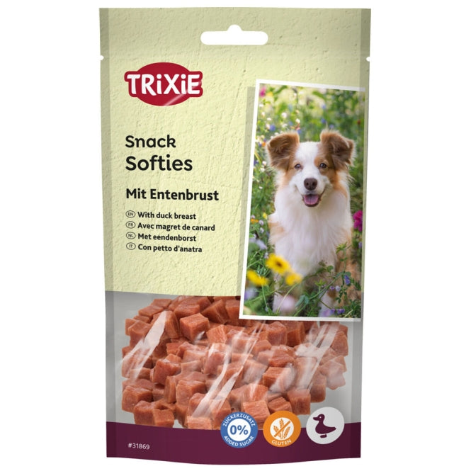 Trixie Premio Duck Softies – 100 g Saftige Hundesnacks mit Ente