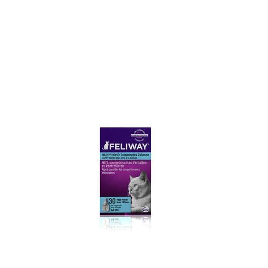 Einzelner Feliway Classic Nachfüllflakon 48 ml mit blauer Kappe für den elektrischen Pheromon-Stecker gegen Katzenstress
