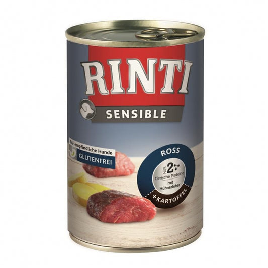 Rinti Sensible Ross Hühnerleber und Kartoffel 400g Dosen Nassfutter
