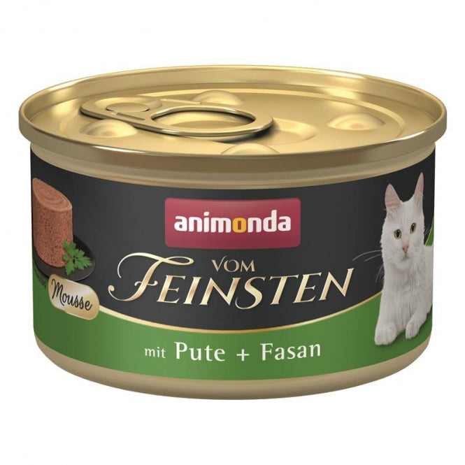 Animonda vom Feinsten Mousse Adult Pute und Fasan 85g getreidefreies Katzennassfutter