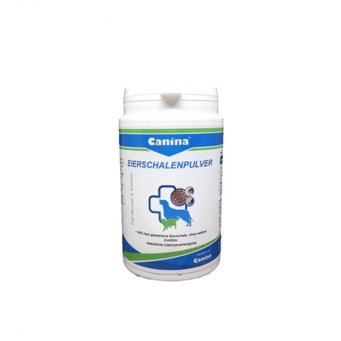 Canina Pharma Eierschalenpulver (250g) – Natürlicher Calcium-Zusatz für BARF & Knochenbau