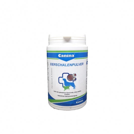 Canina Pharma Eierschalenpulver (250g) – Natürlicher Calcium-Zusatz für BARF & Knochenbau
