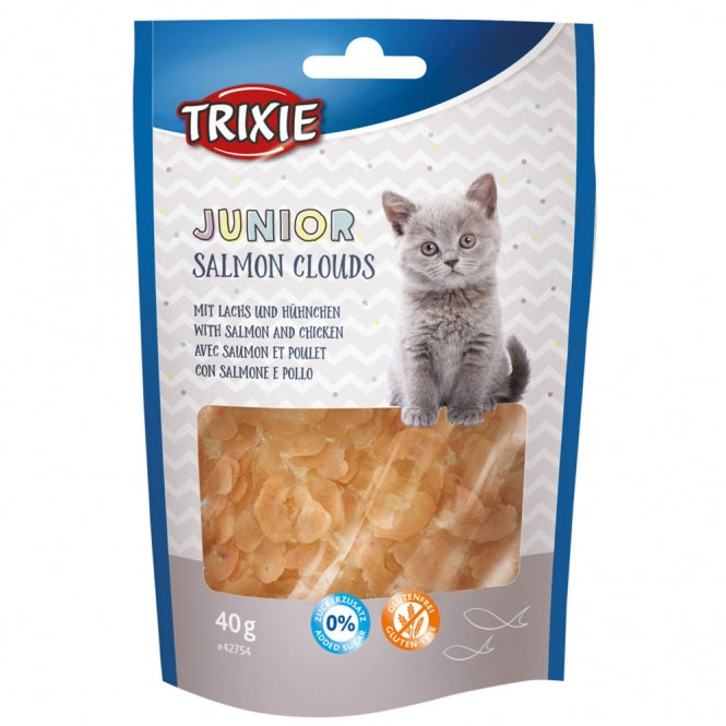 Trixie Junior Salmon Clouds (40g) – Luftig-leichte Lachs-Snacks für Welpen & Kätzchen