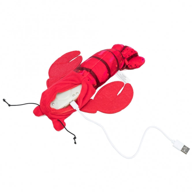 Trixie Zappelshrimp 23 cm – Interaktives Katzen-Spielzeug mit Bewegung & Katzenminze
