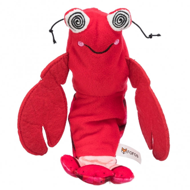 Trixie Zappelshrimp 23 cm interaktives Katzenspielzeug mit Bewegung und Katzenminze