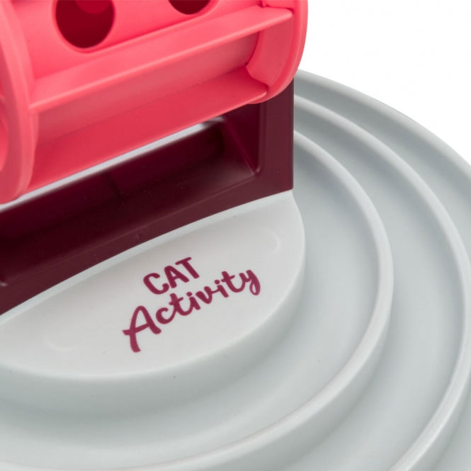 Trixie Cat Activity Roller Bowl (ø 28 cm) – Intelligenzspielzeug & Anti-Schling-Napf