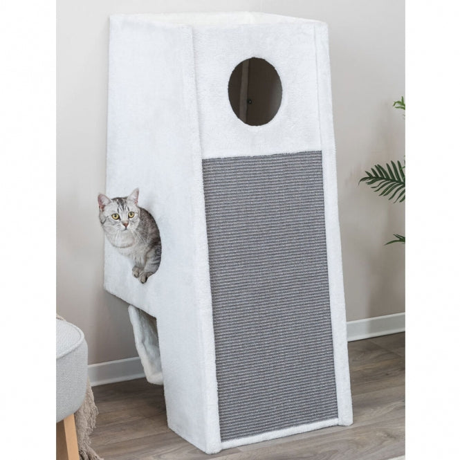 Trixie Kratzbaum zur Wandmontage mit Sisalstämmen und Liegeflächen für Katzen