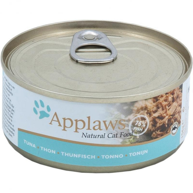 24x Applaws Cat Dose Thunfischfilet 156 g – Natürliches Premium-Katzennassfutter im Vorteils-Pack