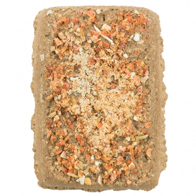 Trixie Lehmstein mit Karotte 100 g – Mineralstein & Zahnpflege für Kleintiere