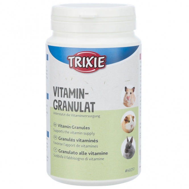 Trixie Vitamin-Granulat für Kleintiere 220g Dose Nahrungsergänzung für Kaninchen und Nager