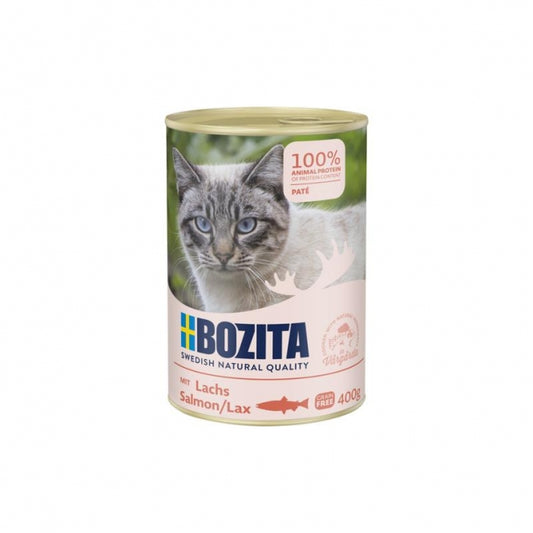 Bozita Cat Dose Lachs – 6 x 400 g Schwedisches Nassfutter für Katzen