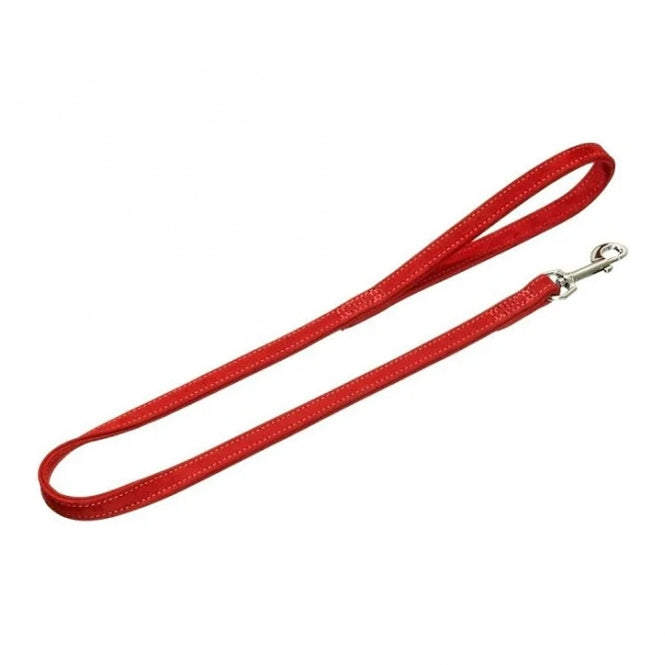 Karlie Buffalo Leine in Rot 100 cm lang 18 mm breit aus Leder