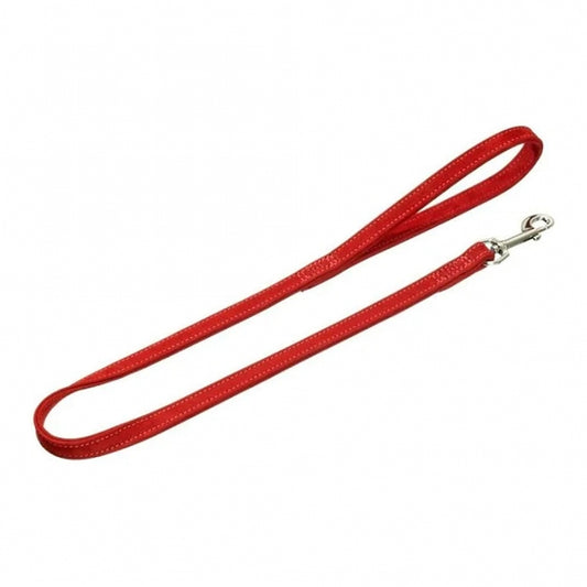 Karlie Buffalo Leine in Rot 100 cm lang 18 mm breit aus Leder