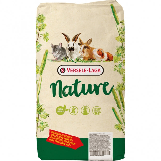 Versele-Laga Nature Meerschweinchen 9 kg – Getreidefreies Hauptfutter für Meerschweinchen