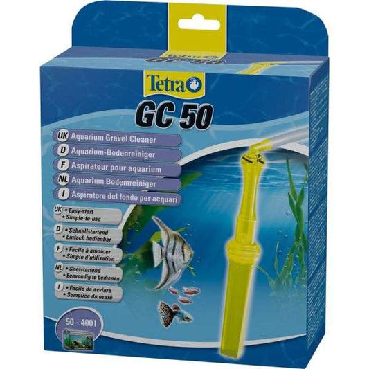 Tetra Komfort-Bodenreiniger GC 50 – Mulmabsauger mit Schnellstart-System für Aquarien bis 400 L